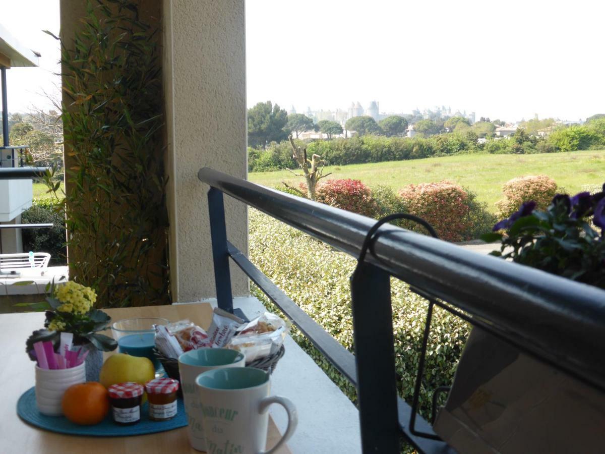 Ferienwohnung Drissia&Othman Bella Vista Carcassonne Exterior foto